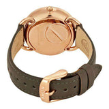 Buy Shop Fossil Tailor Grey Dial Grey Leather Strap Watch for Women - ES3913 USA Online