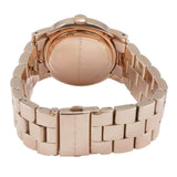 Buy Shop Marc Jacobs Amy White Dial Rose Gold Steel Strap Watch for Women - MBM3077 USA Online