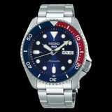 Seiko 5 Sports Automatic Blue Dial Silver Steel Strap Watch For Men - SRPD53K1