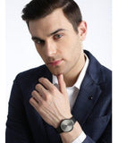 Buy Shop Hugo Boss Modern Grey Dial Black Leather Strap Watch for Men - 1513540 USA Online