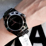 Buy Shop Marc Jacobs Black Dial Black Ceramic Strap Watch for Women - MBM9501 USA Online