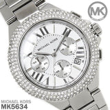 Buy Shop Michael Kors Camille Silver Dial Silver Steel Strap Watch for Women - MK5634 USA Online