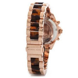 Buy Shop Michael Kors Bradshaw Chronograph Brown Dial Two Tone Steel Strap Watch For Women - MK5944 USA Online