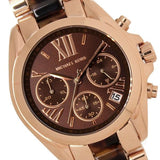 Buy Shop Michael Kors Bradshaw Chronograph Brown Dial Two Tone Steel Strap Watch For Women - MK5944 USA Online