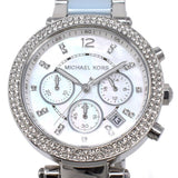 Buy Shop Michael Kors Parker White Dial Two Tone Steel Strap Watch for Women - MK6138 USA Online