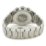 Buy Shop Emporio Armani Sportivo Chronograph Silver Dial Silver Steel Strap Watch For Men - AR5963 USA Online