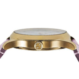 Buy Shop Gucci G Timeless Quartz Lilac Dial Lilac Leather Strap Watch For Women - YA1264098 USA Online
