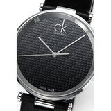 Buy Shop Calvin Klein Sight Black Dial Black Leather Strap Watch for Men - K1S21102 USA Online