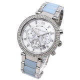 Buy Shop Michael Kors Parker White Dial Two Tone Steel Strap Watch for Women - MK6138 USA Online