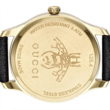 Buy Shop Gucci G Timeless Quartz Silver Dial Black Leather Strap Watch For Women - YA1264181 USA Online