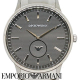 Buy Shop Emporio Armani Renato Quartz Black Dial Silver Steel Strap Watch For Men - AR11118 USA Online