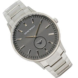 Buy Shop Emporio Armani Renato Quartz Black Dial Silver Steel Strap Watch For Men - AR11118 USA Online
