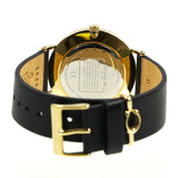 Buy Shop Coach Perry Black Dial Black Leather Strap Watch for Women - 14503333-C USA Online