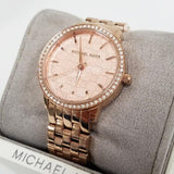 Buy Shop Michael Kors Argyle Quartz Rose Gold Dial Rose Gold Steel Strap Watch For Women - MK3156 USA Online