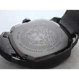 Buy Shop Versace Dylos Chronograph Black Dial Black Rubber Strap Watch for Men - VQC020015 USA Online