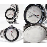 Buy Shop Gucci G Timeless Sport White Dial Silver Steel Strap Watch For Men - YA126250 USA Online