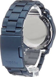 Buy Shop Fossil Machine Blue Dial Blue Steel Strap Watch for Men - FS5231 USA Online