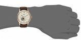 Buy Shop Fossil Townsman Beige Dial Brown Leather Strap Watch for Men - ME3105 USA Online