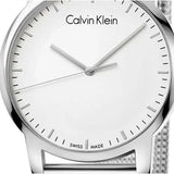 Buy Shop Calvin Klein City Chronograph White Dial Silver Mesh Bracelet Watch for Men - K2G2G126 USA Online