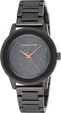 Buy Shop Michael Kors Kinley Silver Dial Black Steel Strap Watch for Women - MK5999 USA Online