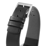 Buy Shop Calvin Klein Minimal Silver Dial Black Leather Strap Watch for Men - K3M221CY USA Online