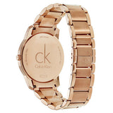 Buy Shop Calvin Klein City White Dial Rose Gold Steel Strap Watch for Men - K2G21646 USA Online