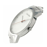Buy Shop Calvin Klein City Quartz White Dial Silver Steel Strap Watch for Men - K2G2G1Z6 USA Online