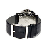 Calvin Klein Accent Black Dial Black Leather Strap Watch for Men - K2Y2X1CU