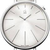 Buy Shop Calvin Klein Equal White Dial White Leather Strap Watch for Women - K3E231L6 USA Online