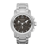 Buy Shop Burberry Utilitarian Chronograph Black Dial Silver Steel Strap Watch For Men - BU9800 USA Online