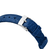 Swarovski Passage Moon Phase Blue Dial Blue Leather Strap Watch for Women - 5613320