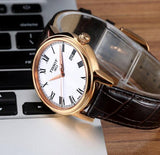Buy Shop Tissot T Classic Carson White Dial Brown Leather Strap Watch For Men - T085.410.36.013.00 USA Online