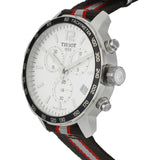 Buy Shop Tissot Quickster Chronograph NBA Toronto Raptors White Dial Two Tone NATO Strap Watch for Men - T095.417.17.037.16 USA Online