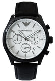 Buy Shop Emporio Armani Chronograph Quartz Silver Dial Black Rubber Strap Watch For Men - AR11048 USA Online