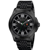 Buy Shop Gucci G Timeless Black Dial Black Steel Strap Watch For Men - YA126202 USA Online