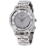 Buy Shop Guess Ethereal Diamonds Silver Dial Silver Steel Strap Watch for Women - W1013L1 USA Online