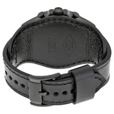 Buy Shop Fossil Nate Chronograph Black Dial Black Leather Strap Watch for Men - JR1510 USA Online