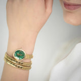 Buy Shop Just Cavalli After Party Green Dial Gold Steel Strap Watch for Women - JC1L269M0035 USA Online