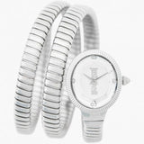 Buy Shop Just Cavalli After Party Silver Dial Silver Steel Strap Watch for Women - JC1L269M0015 USA Online