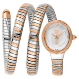 Buy Shop Just Cavalli After Party Silver Dial Two Tone Steel Strap Watch for Women - JC1L269M0065 USA Online