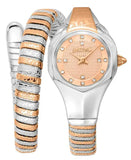 Buy Shop Just Cavalli Amalfi Rose Gold Dial Two Tone Steel Strap Watch for Women - JC1L270M0065 USA Online