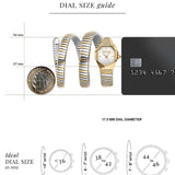 Buy Shop Just Cavalli Ambra Silver Dial Two Tone Steel Strap Watch for Women - JC1L370M0055 USA Online