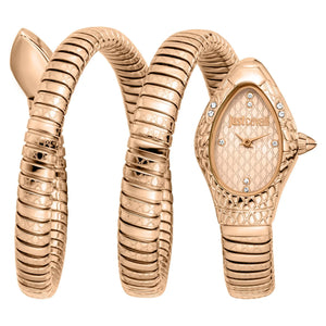 Buy Shop Just Cavalli Aurela Rose Gold Dial Rose Gold Steel Strap Watch for Women - JC1L374M0045 USA Online