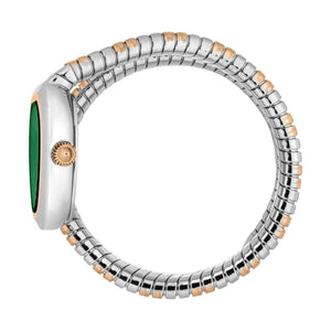 Buy Shop Just Cavalli Aversa Green Dial Two Tone Steel Strap Watch for Women - JC1L222M0075 USA Online