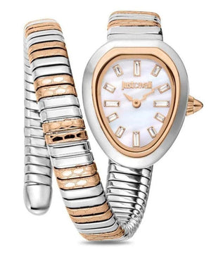 Buy Shop Just Cavalli Aversa Mother of Pearl Dial Two Tone Steel Strap Watch for Women - JC1L222M0065 USA Online