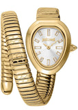 Buy Shop Just Cavalli Aversa Silver Dial Gold Steel Strap Watch for Women - JC1L222M0025 USA Online