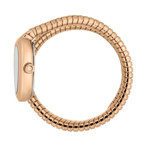 Buy Shop Just Cavalli Aversa Silver Dial Rose Gold Steel Strap Watch for Women - JC1L222M0045 USA Online