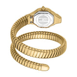 Buy Shop Just Cavalli Brillante Gold Dial Gold Steel Strap Watch for Women - JC1L326M0025 USA Online