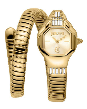 Buy Shop Just Cavalli Brillante Gold Dial Gold Steel Strap Watch for Women - JC1L326M0025 USA Online