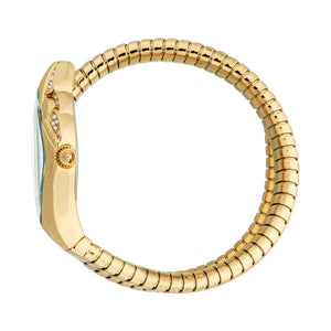 Buy Shop Just Cavalli Brillante Green Dial Gold Steel Strap Watch for Women - JC1L326M0035 USA Online